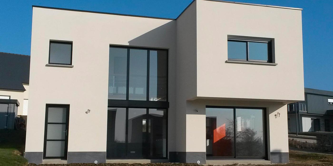 Maison moderne à Ossé (35)
