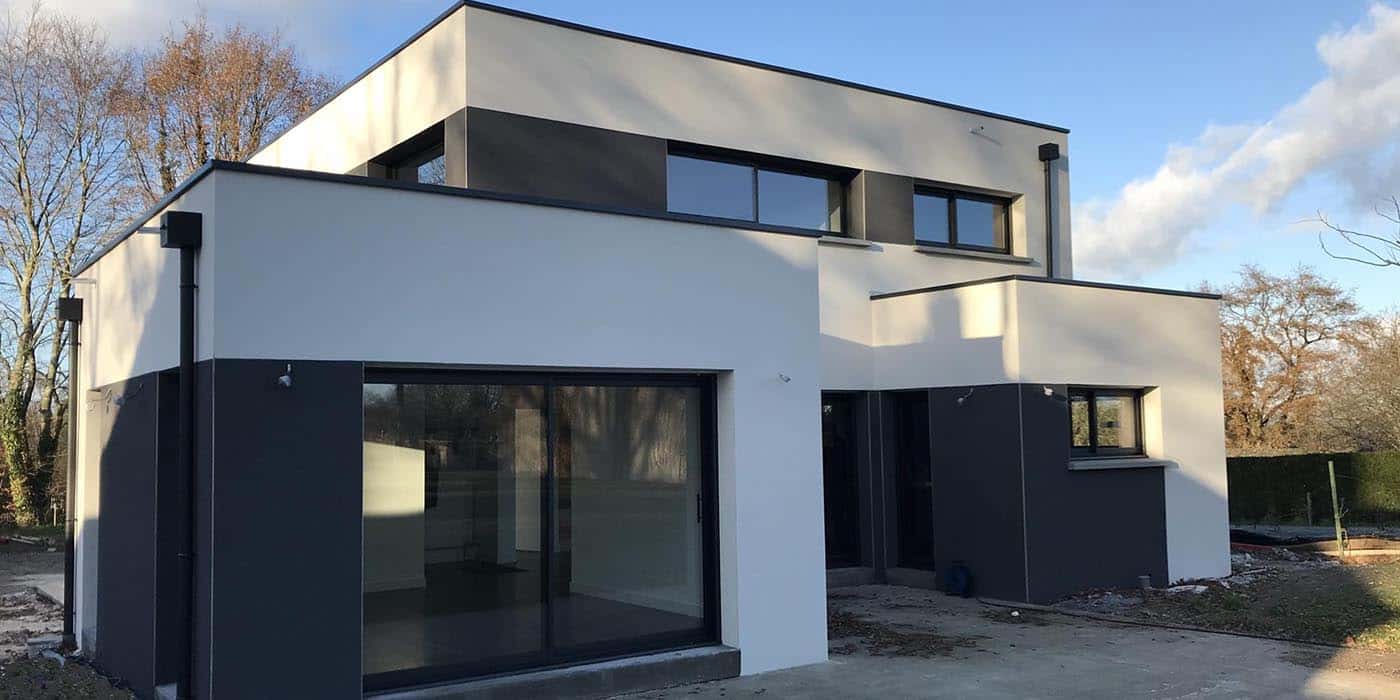 Maison individuelle à toit plat à Nozay (44)