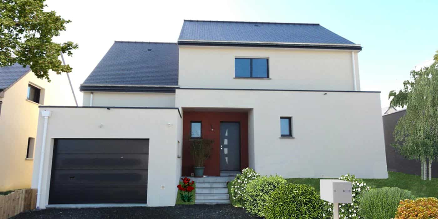 Maison contemporaine à Noyal-sur-Vilaine (35)