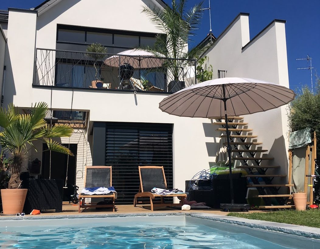 Maison de ville atypique avec piscine en Ille et Vilaine