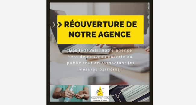 réouverture de notre agence