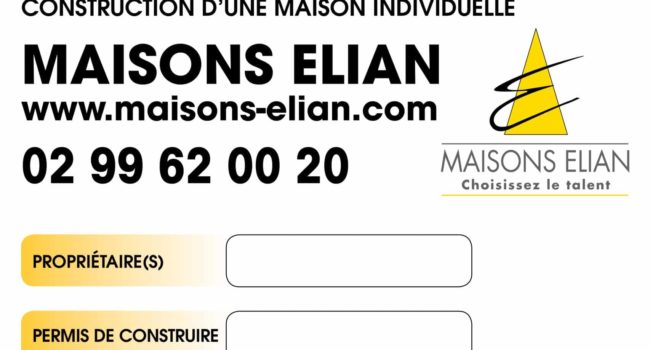 Affichage permis de construire