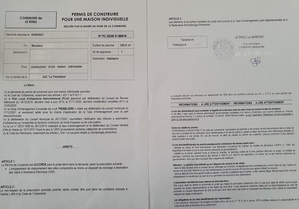 Permis de construire : consultation et informations