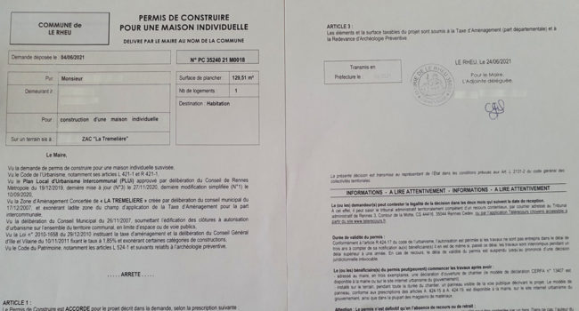 Permis de construire : consultation et informations