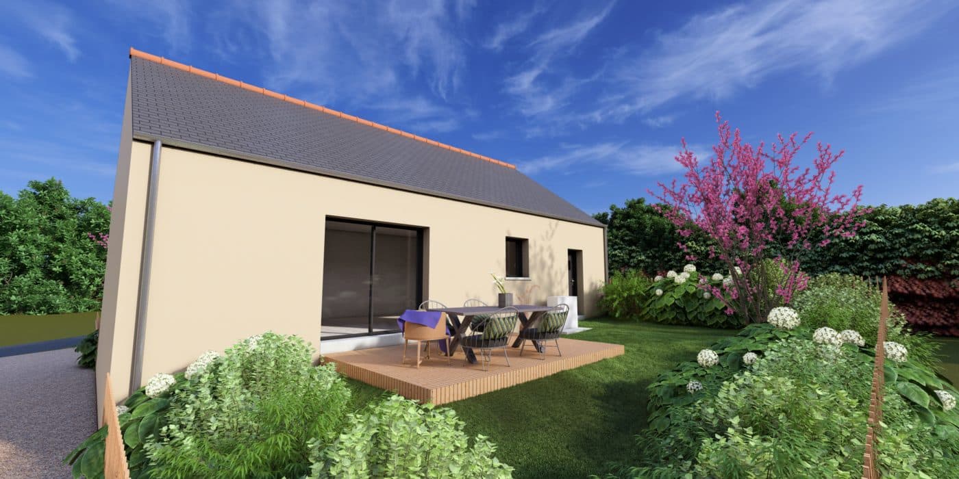 maison crehen avec terrain